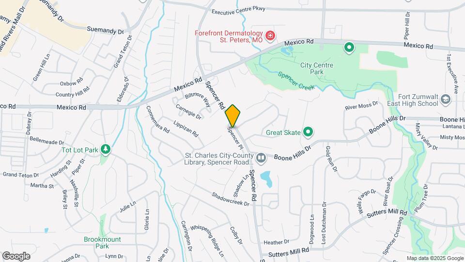 263 Spencer Pl Map and Location Details