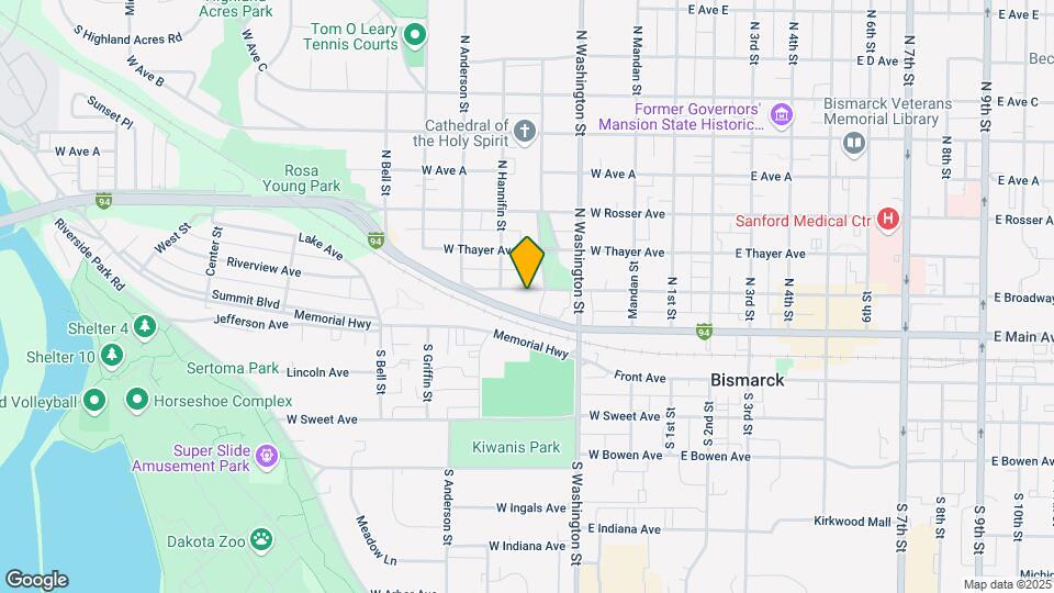 409 W Broadway Ave Map and Location Details