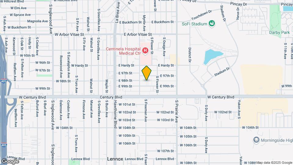 515-519 E 99th St Map and Location Details