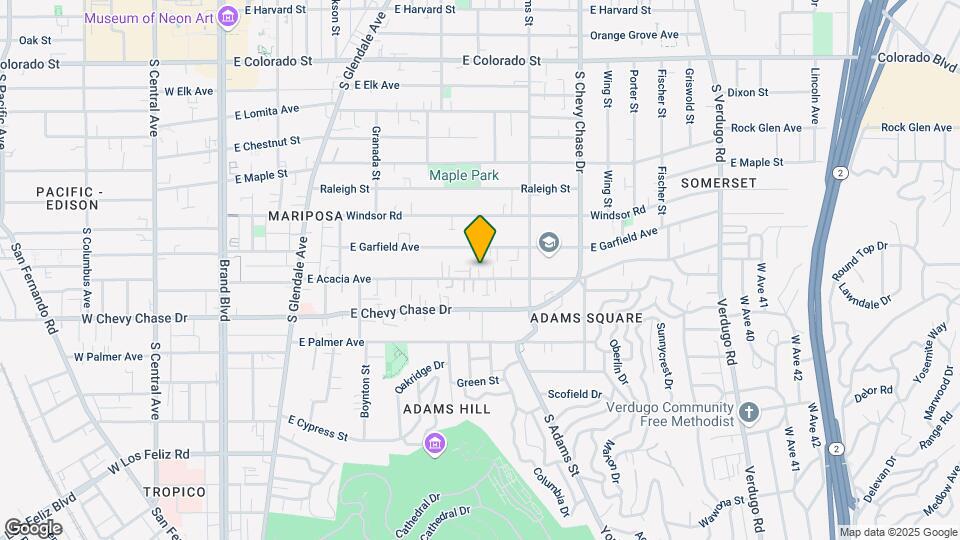 901 E Acacia Ave Map and Location Details