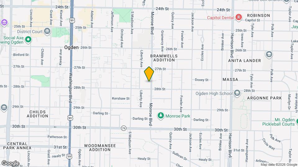 2767 Monroe Blvd Mapa y Detalles de la Ubicación