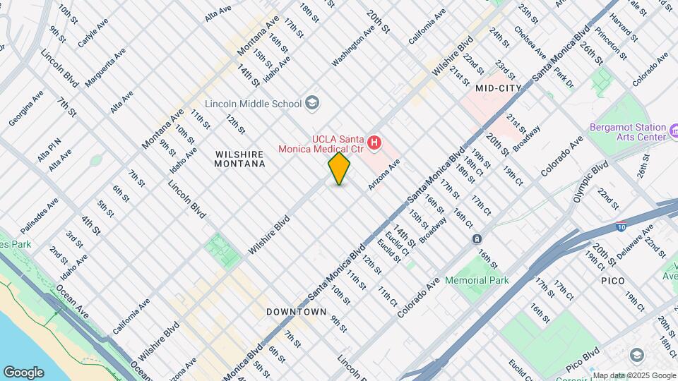 1227 Euclid St Map and Location Details