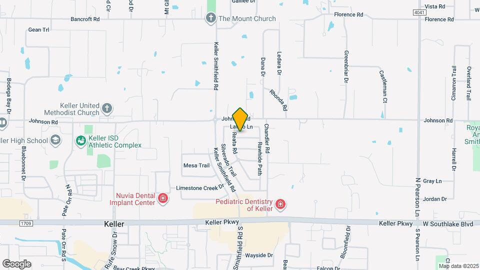 1505 Sagebrush Trail Map and Location Details