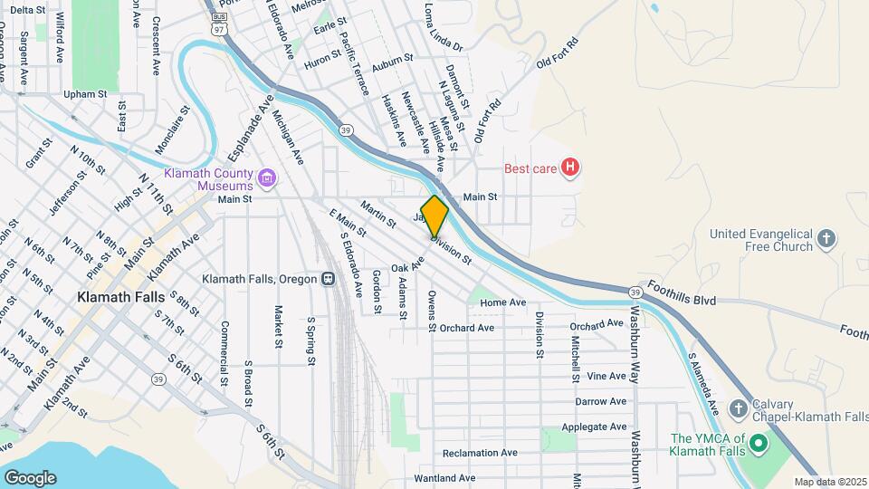 2205 Oak Ave Map and Location Details