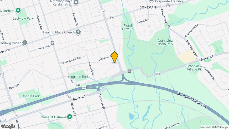 559 Coleridge St Map and Location Details