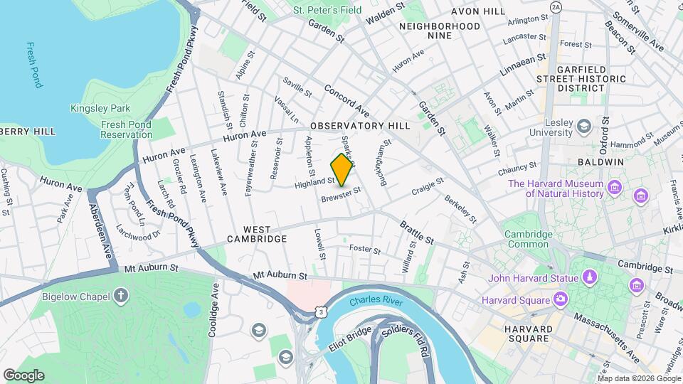 33 Brewster St Map and Location Details