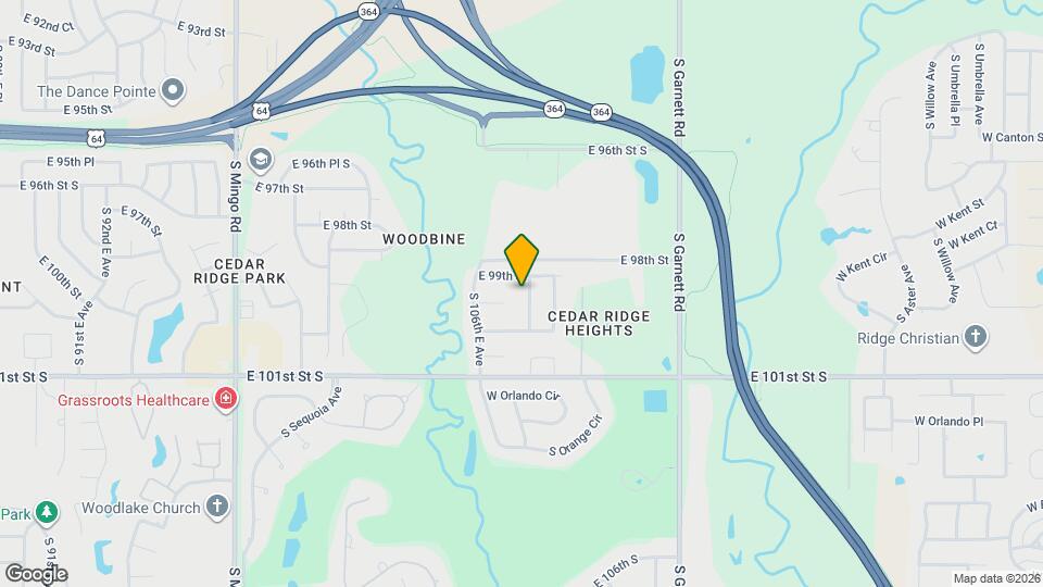 9912 S 107th E Ave, Unit 219 Map and Location Details