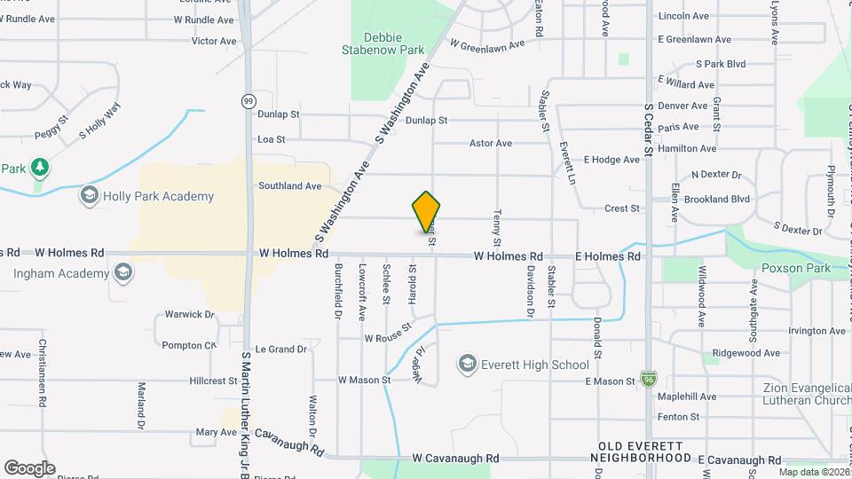 3322 Palmer St Mapa y Detalles de la Ubicación