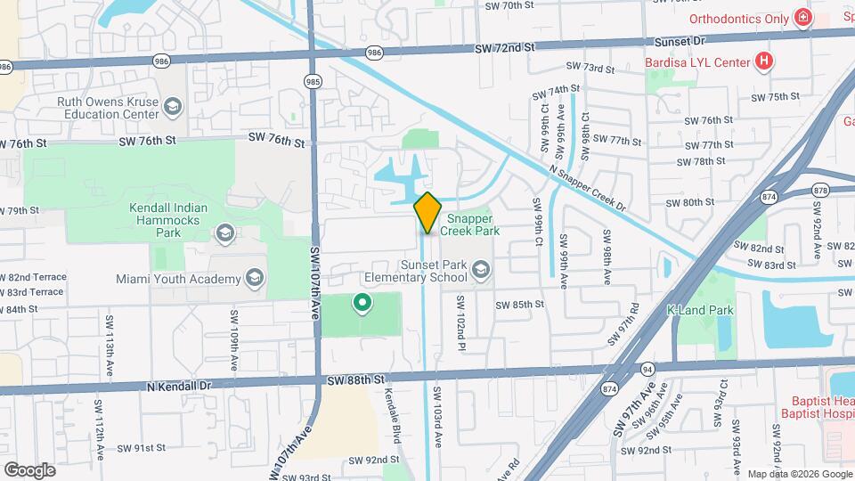 8120 SW 103rd Ave Map and Location Details