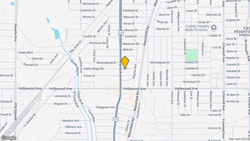 2641 Valley Ridge Rd Map and Location Details