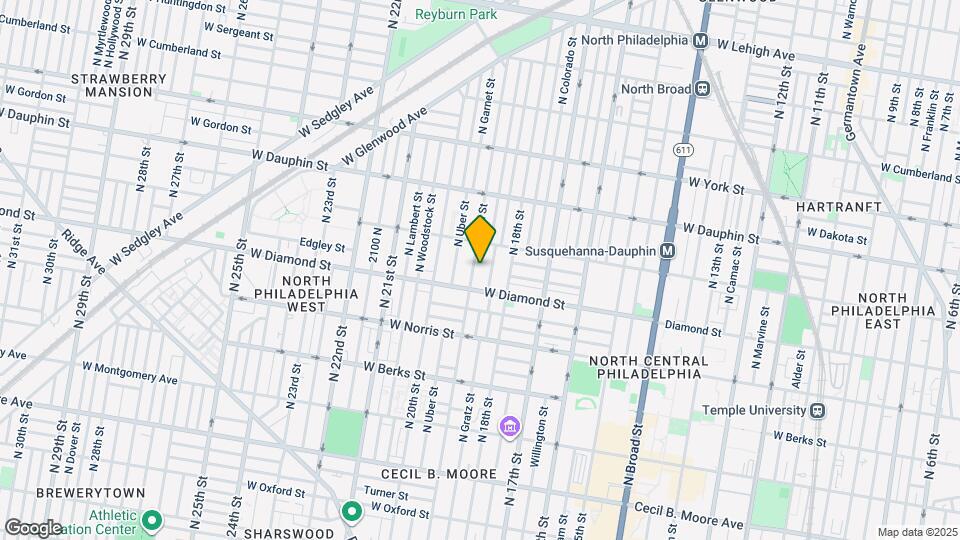 2125 N 19th St Map and Location Details