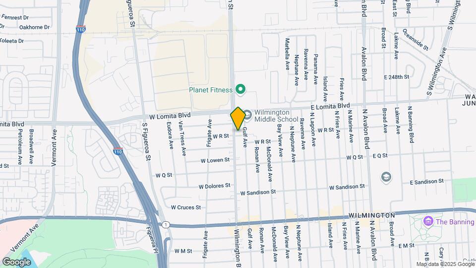 1702 N Wilmington Blvd Map and Location Details