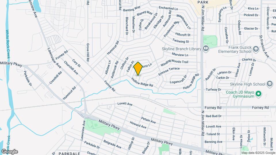 5609 Winding Woods Trail Map and Location Details
