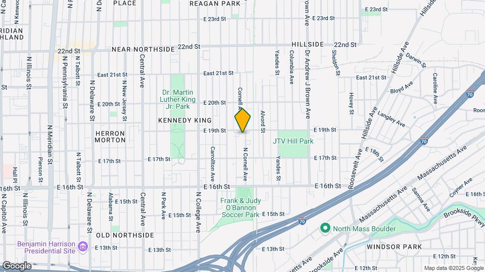 1818 Cornell Ave Map and Location Details