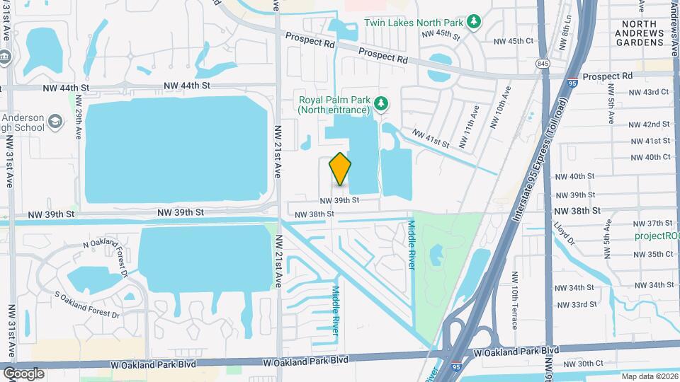 3909 NW 17th Terrace Map and Location Details