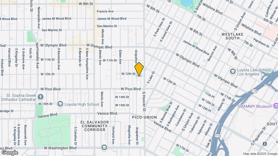 1218 Arapahoe St Mapa y Detalles de la Ubicación