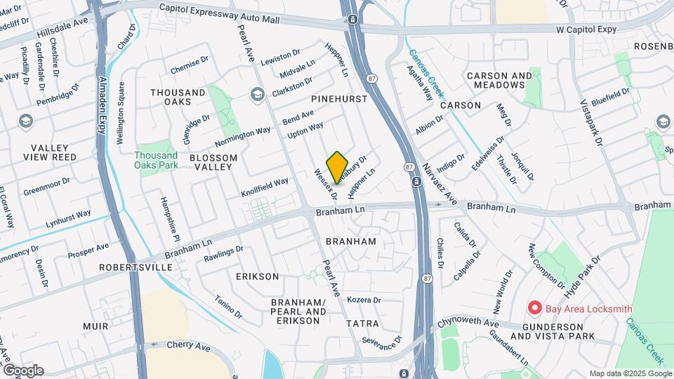 860 Seabury Dr Mapa y Detalles de la Ubicación