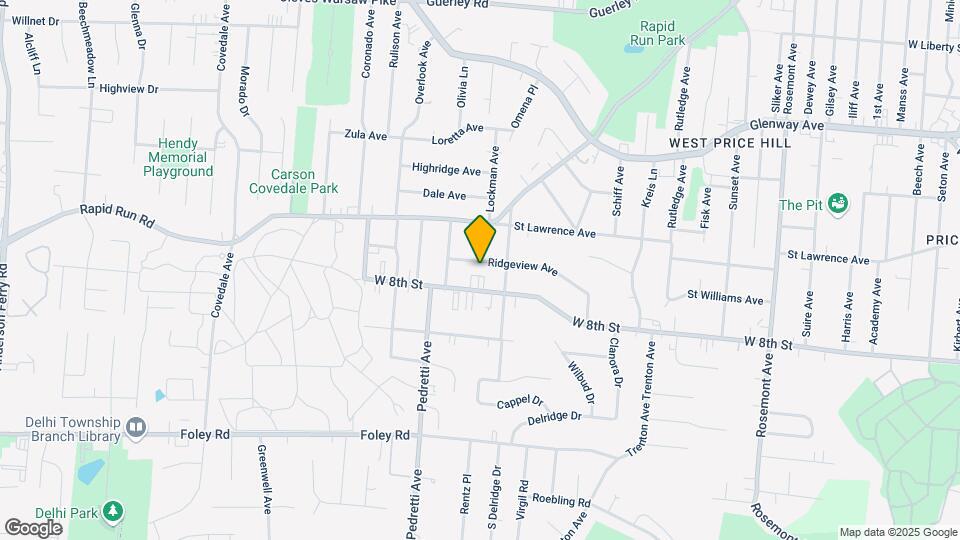 4427 Ridgeview Ave Map and Location Details