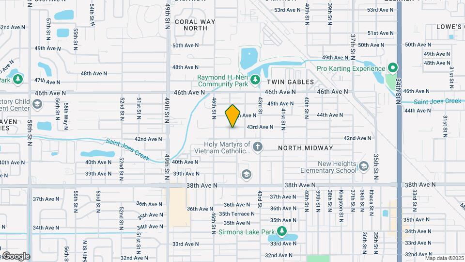 4251 45th St N-Unit -B Mapa y Detalles de la Ubicación