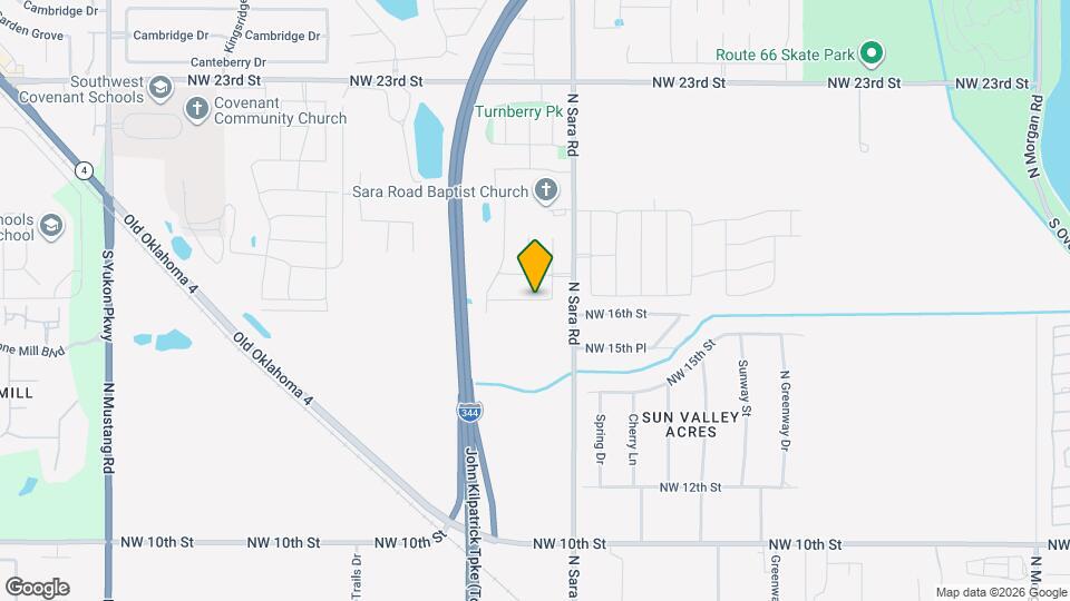 10614 NW 17th St Map and Location Details