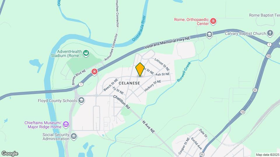 39 Ash St NE Map and Location Details