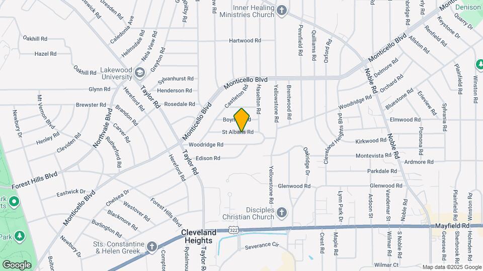 3530 St Albans Rd Mapa y Detalles de la Ubicación