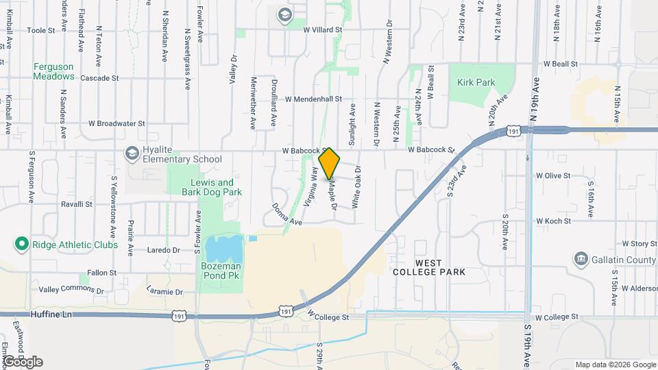 229 Silver Maple Dr Map and Location Details