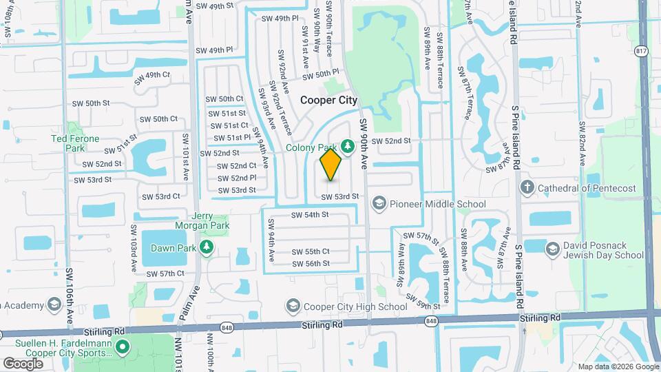 5218 SW 91st Ave Map and Location Details