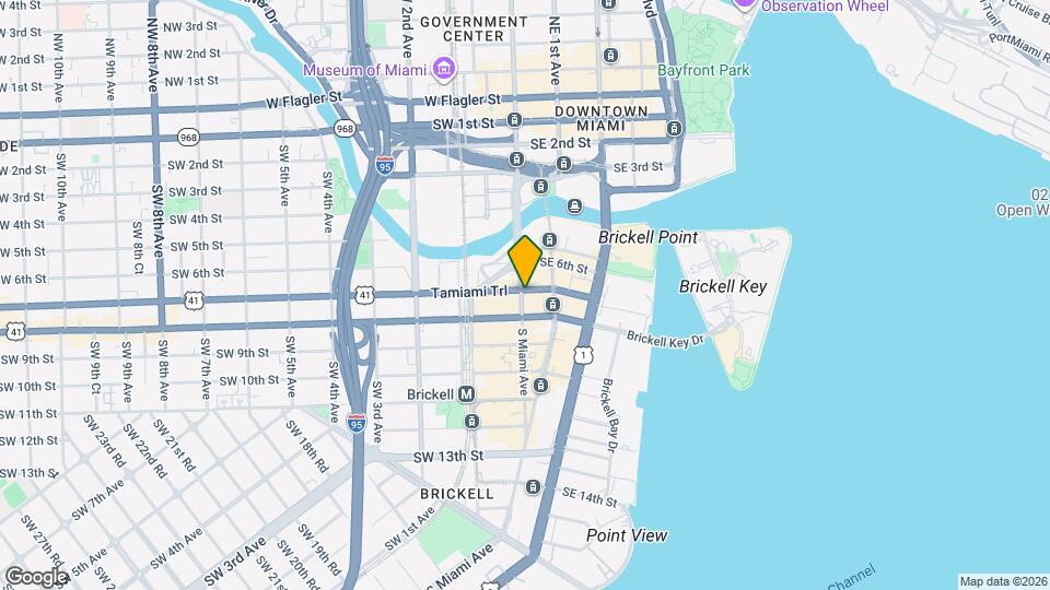 701 S Miami Ave Map and Location Details