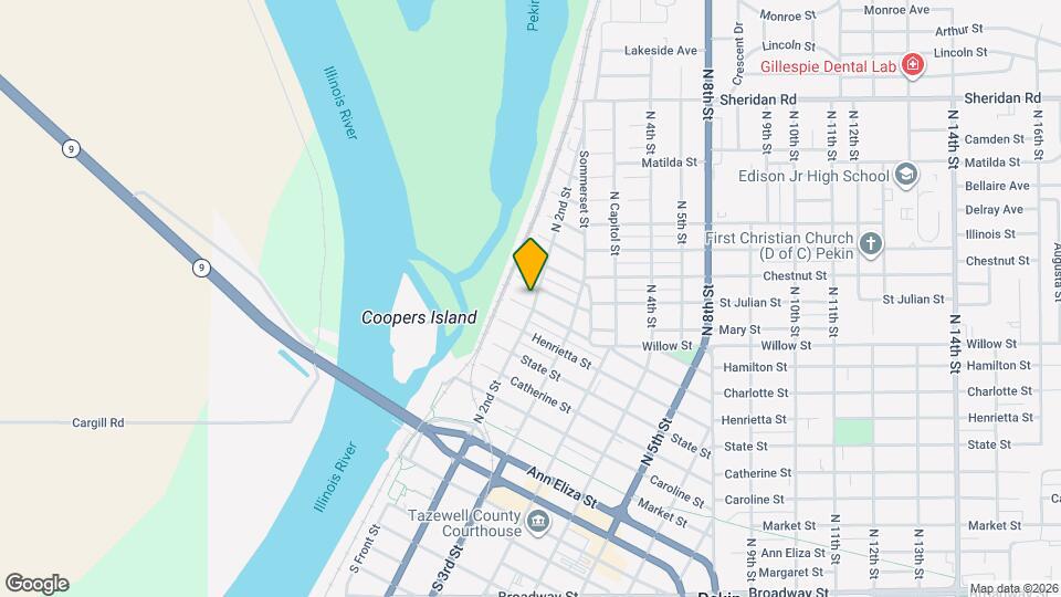 803 N 2nd St Mapa y Detalles de la Ubicación