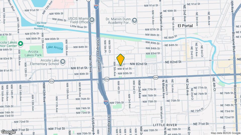 437 NW 81st St. Map and Location Details