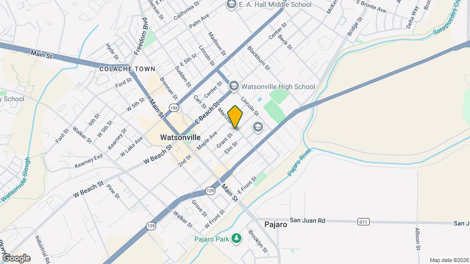 164 Grant St Map and Location Details