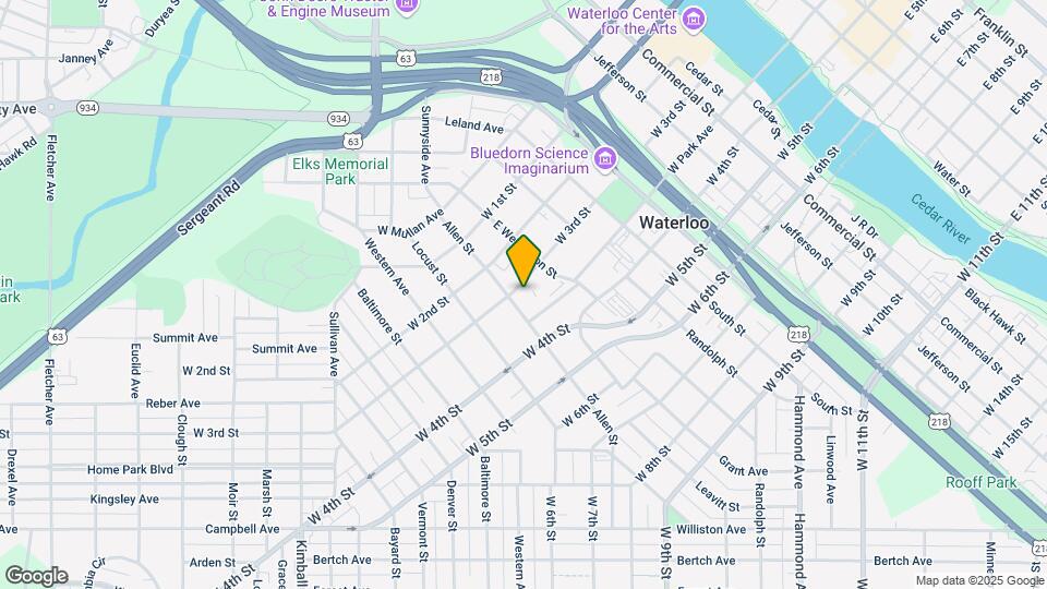 827 W 3rd St Mapa y Detalles de la Ubicación