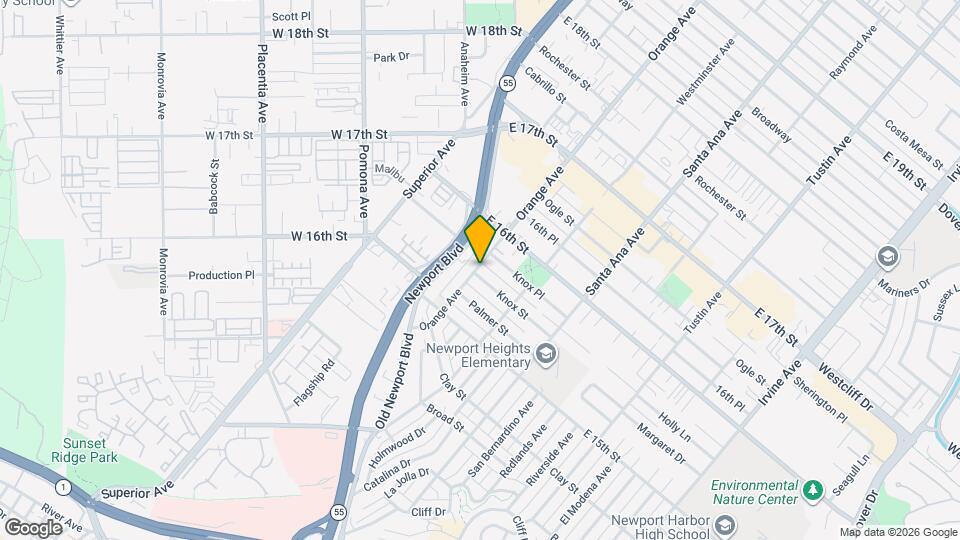 1554 Orange Ave, Unit C Map and Location Details