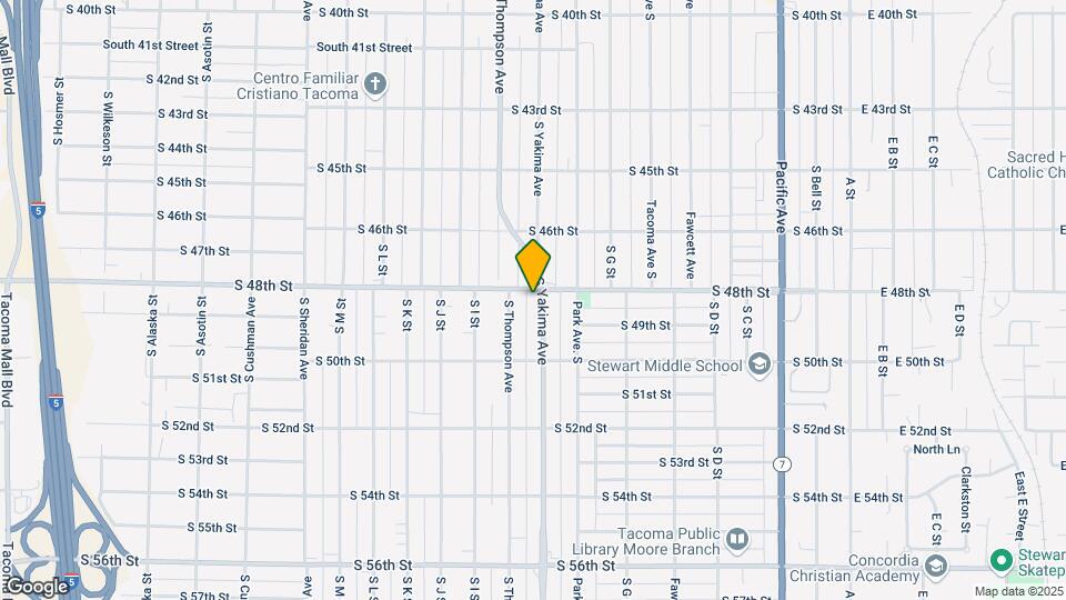4806 Yakima Ave Mapa y Detalles de la Ubicación