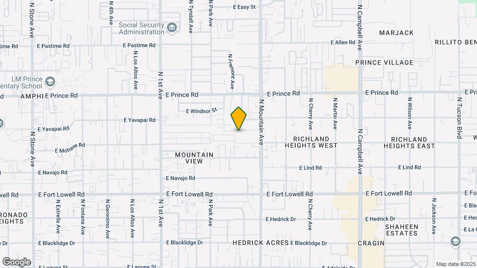 1134 E Haven Ln Mapa y Detalles de la Ubicación