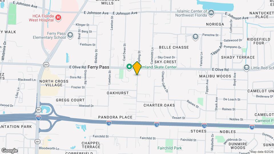 8011 Kipling St Map and Location Details