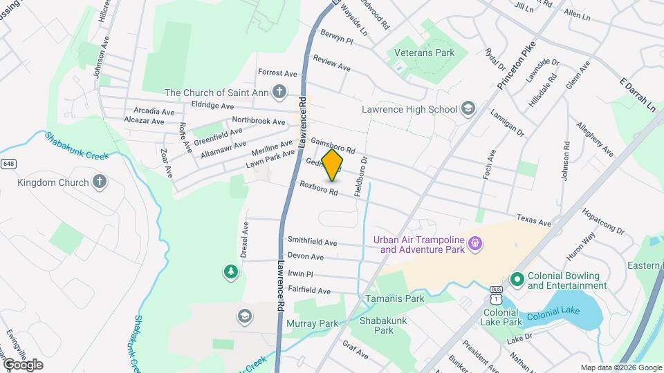 132 Roxboro Rd Map and Location Details