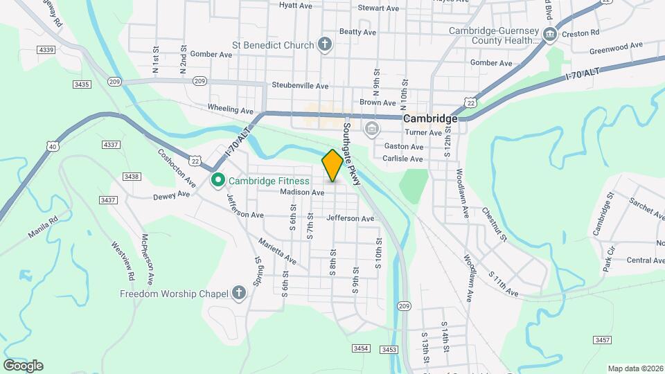 338 S 8th St Map and Location Details