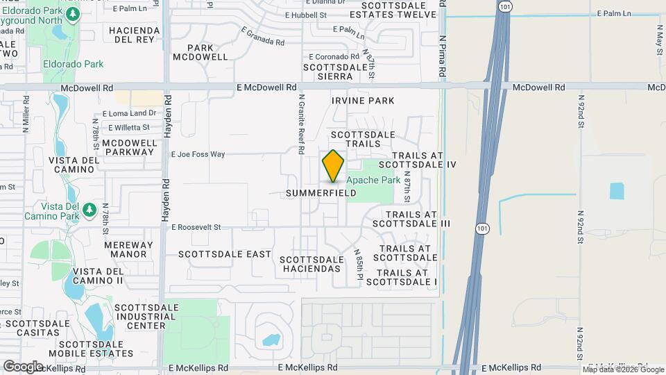 8529 E Portland St Map and Location Details