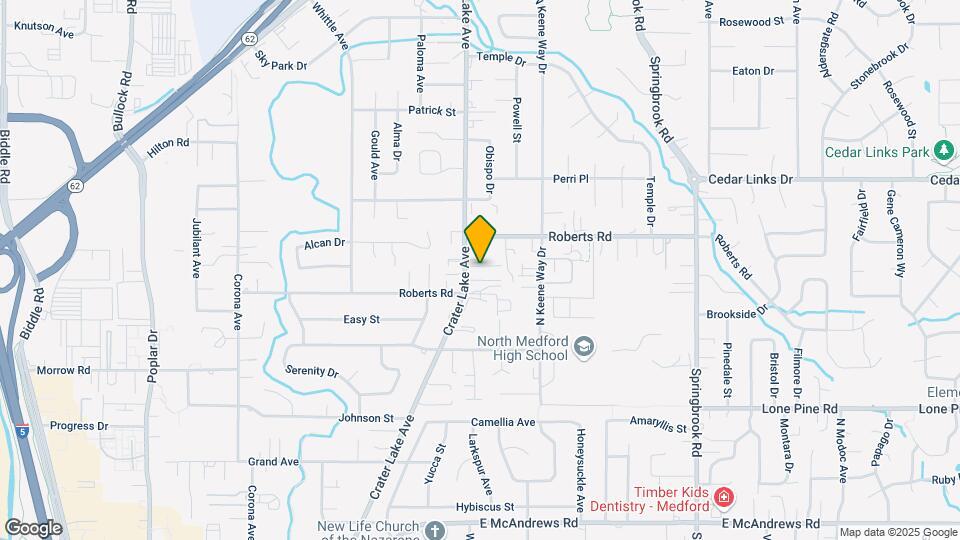 2154 Crater Lake Ave Map and Location Details