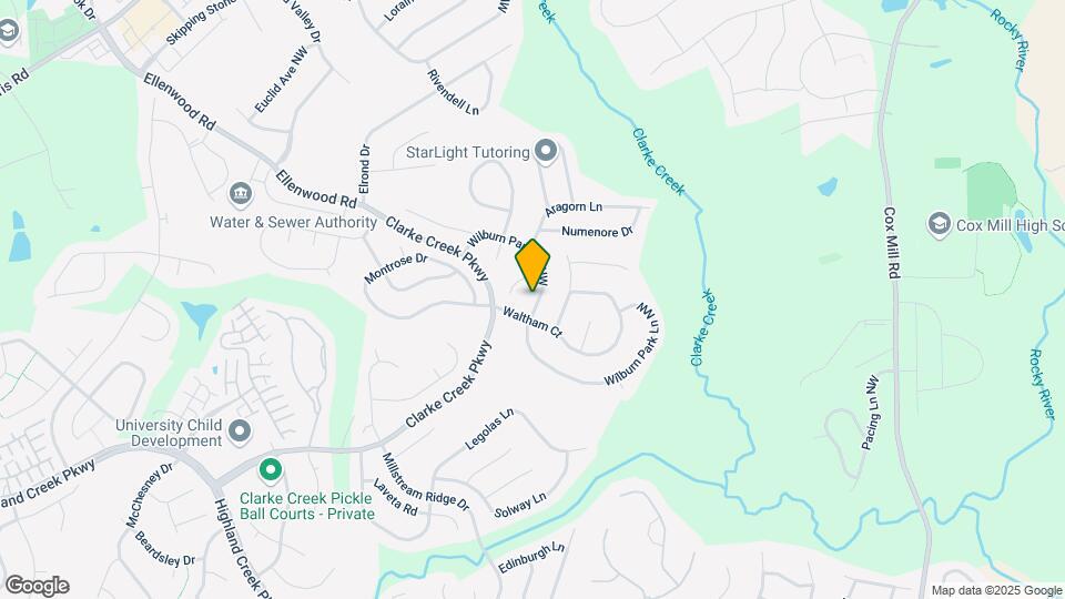 1616 Wilburn Park Ln NW Map and Location Details