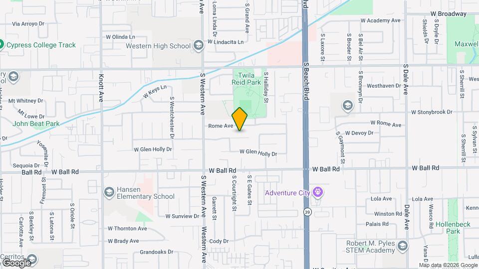 3123 W Teranimar Dr Map and Location Details