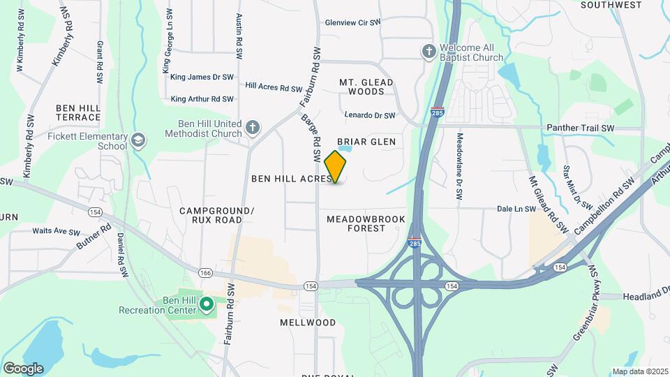 3566 Highwood Dr SW Map and Location Details