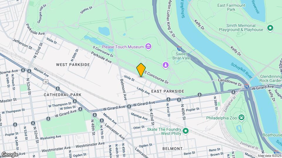 4214 Parkside Ave Mapa y Detalles de la Ubicación