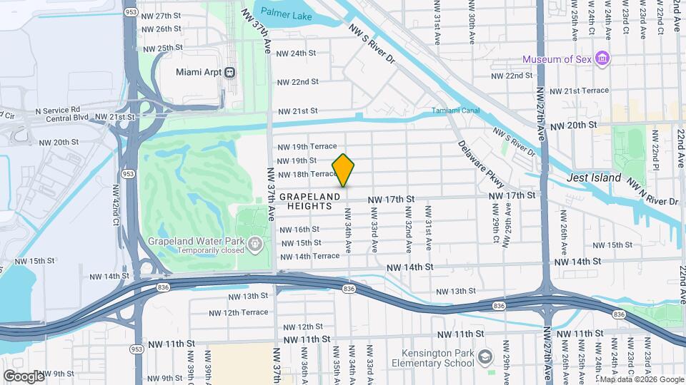 1720 NW 34th Ave Mapa y Detalles de la Ubicación