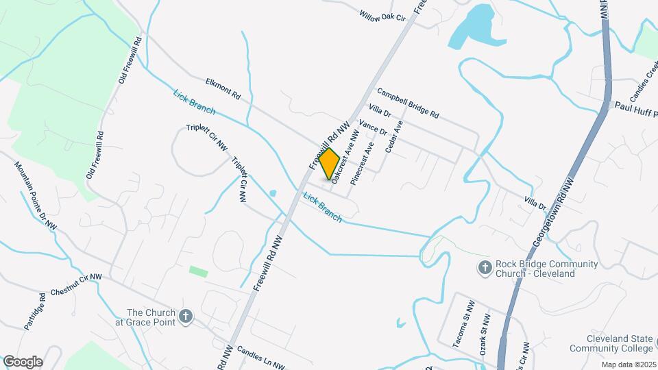 3210 Brookside Dr NW Map and Location Details