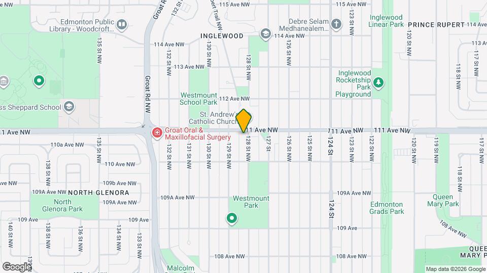11042 128 St NW Map and Location Details