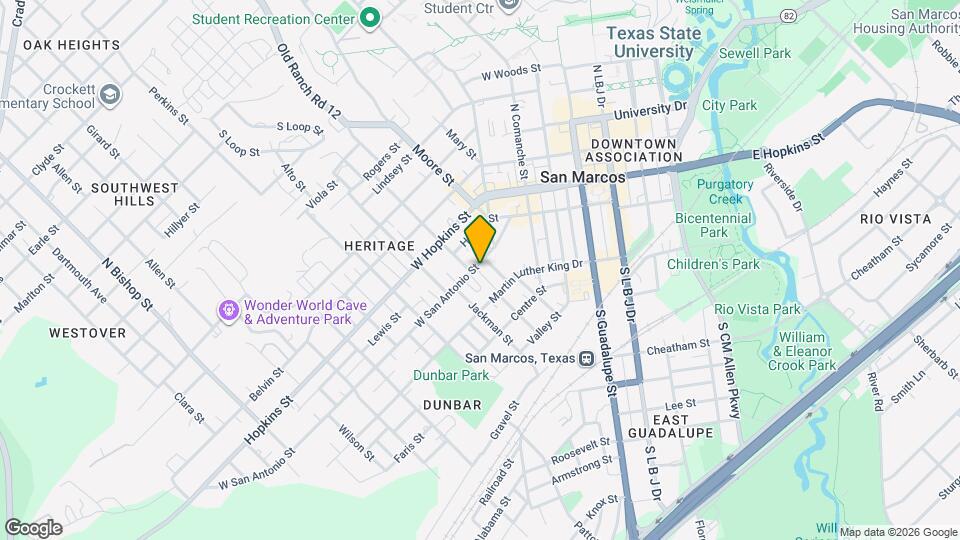 527 W San Antonio St Map and Location Details