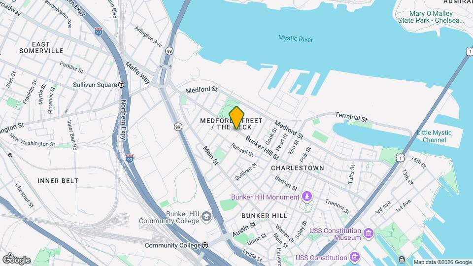 322 Bunker Hill St Map and Location Details